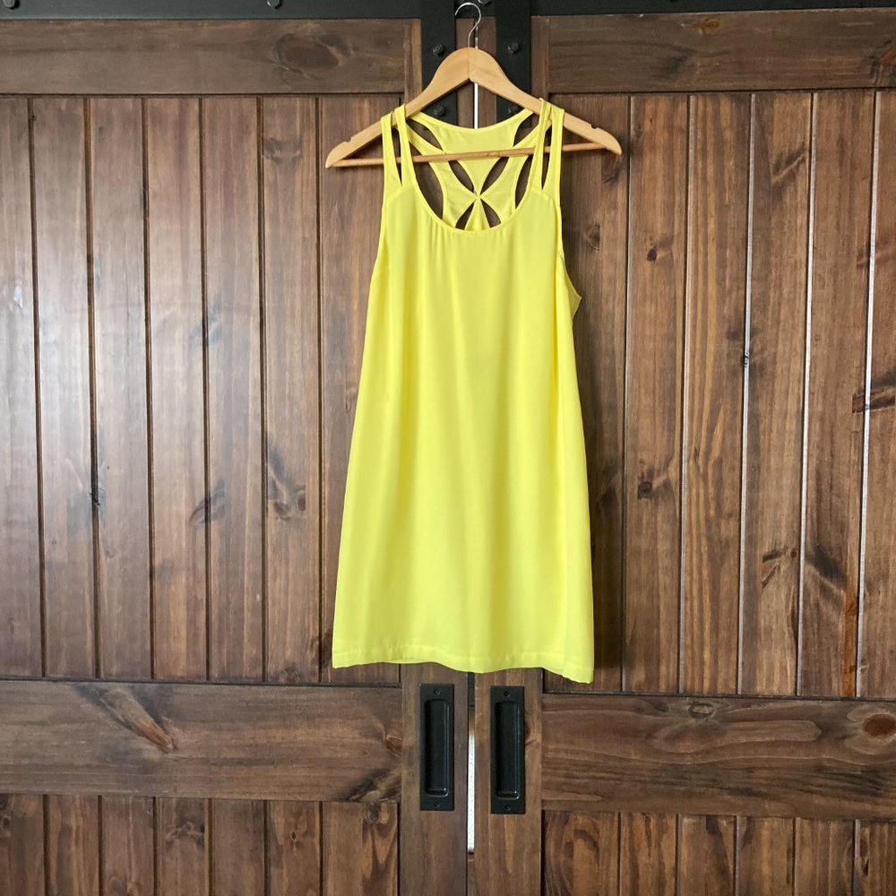 Ladakh Yellow Mini Dress